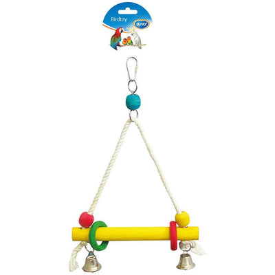Cage Acc Swing in Rope Wooden Cubes 20x30cm