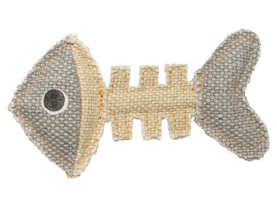 Canvas Fish Bone - 14x8x2 cm Grey