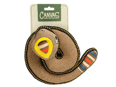 Canvas Snake - 22x18x9 cm (Brown)