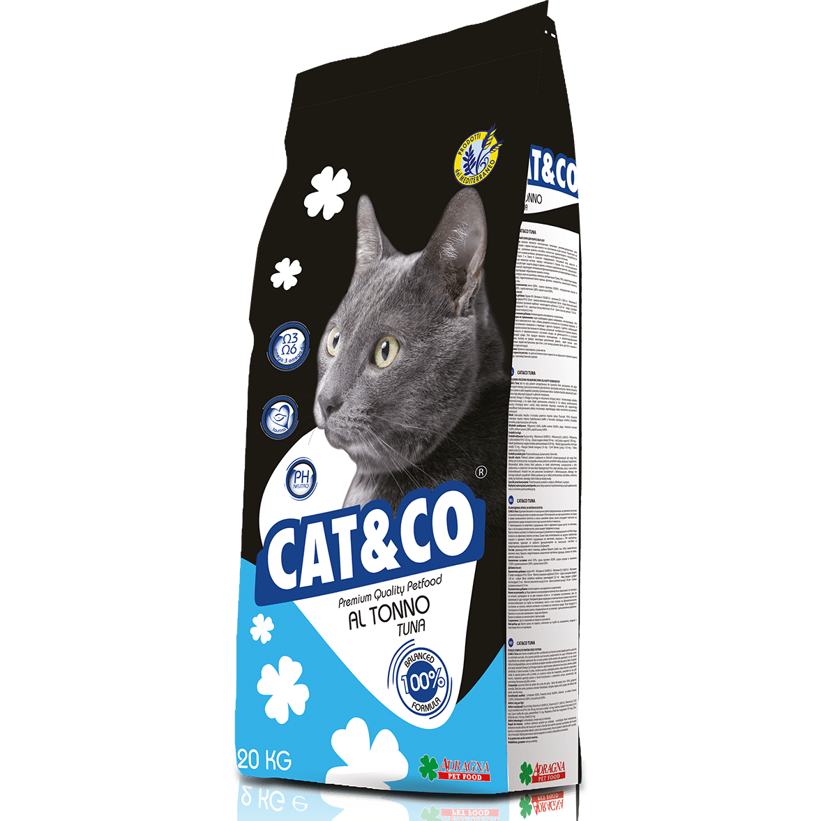 Cat & Co Maintenance Fish Cat Food is a 2kg tuna-based formula suitable for cats of all ages. It’s rich in Omega 3 and Omega 6, supports pH balance, and contains taurine for overall health. Ideal for keeping your cat happy and healthy