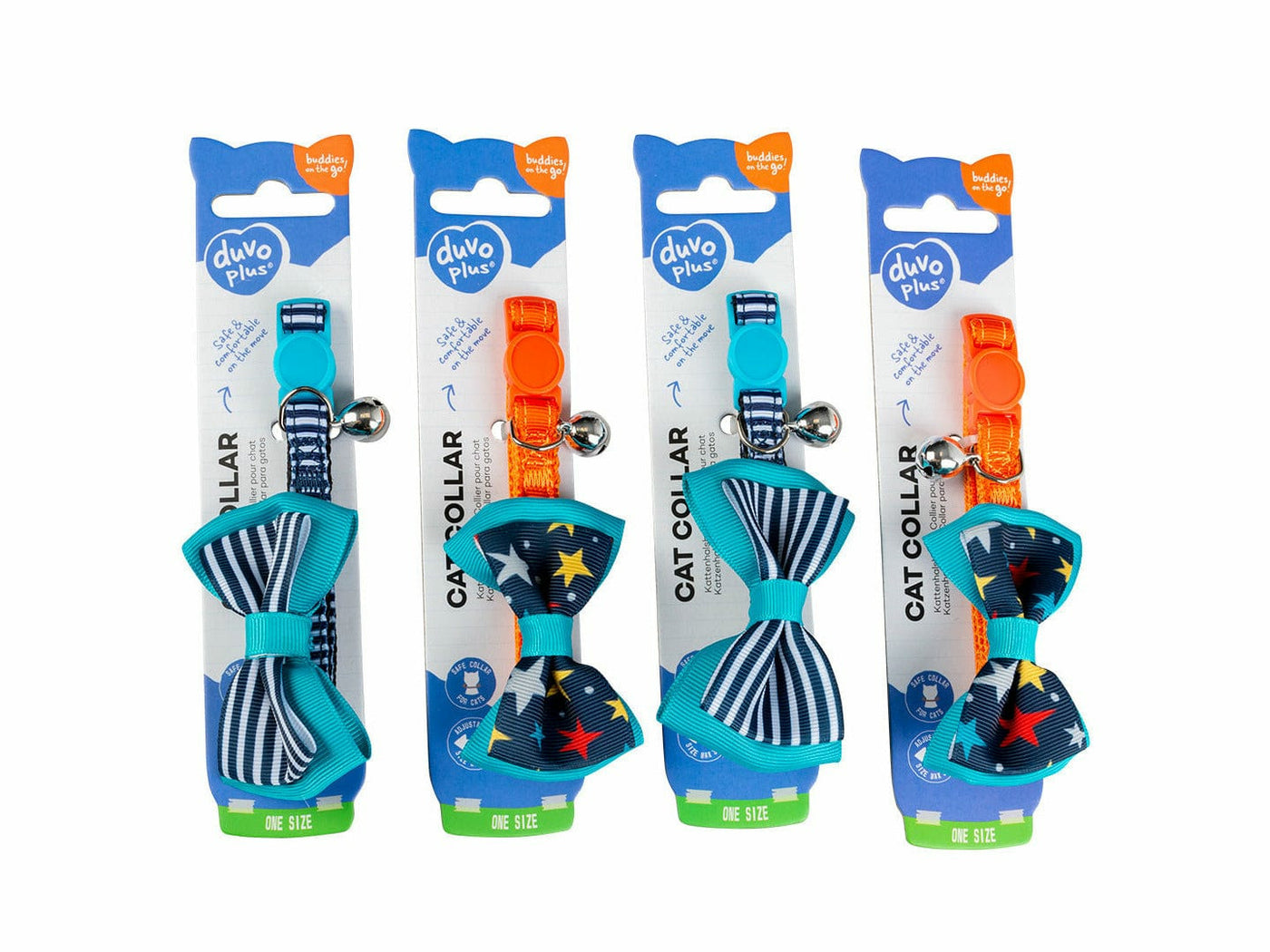 Cat Collar Bow Nylon - Mixed Colors (20-30cm / 10mm)