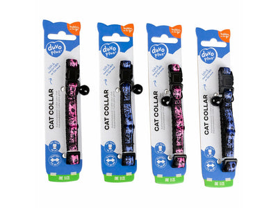 Cat Collar Lace Nylon - Blue/Pink 20-30cm / 10mm
