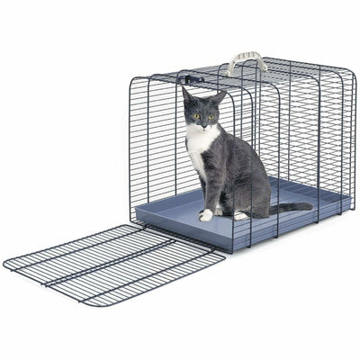 Cat Transport Cage 2 (Blue/Ice)