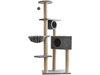Cat Tree &amp; Scratching Grey (60x40x140 cm)
