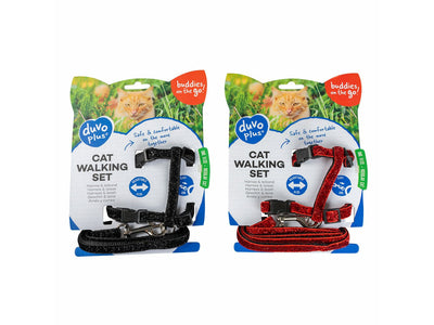 Cat Walking Set Glitter (20-35cm/10mm Harness, 125cm Lead)
