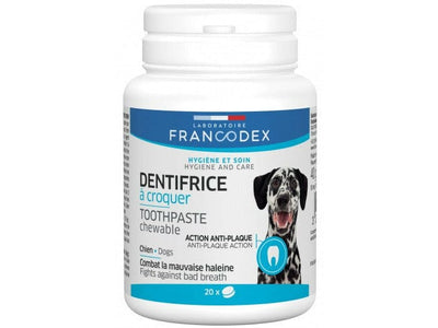 Chewable Toothpaste for Dogs (20 Tablets Box)