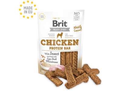 Brit Jerky-Chicken with Insect Protein Bar 80g