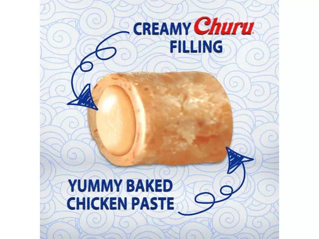 Churu Fun Bites Chicken Recipe wraps Chicken 22gx6 Pouches