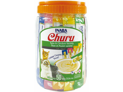 Churu Tuna & Chicken Variety 50 Tubes Front