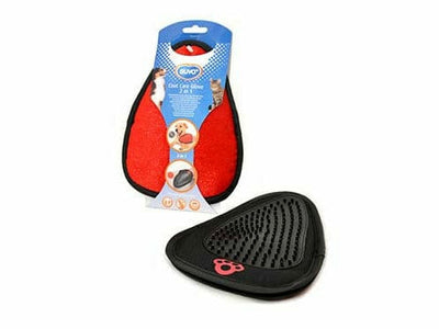 Coat Care Glove 2-in-1 Black/Red 21x15cm