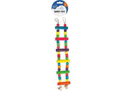 Colourful Wooden Ladder With Bell - 35cm