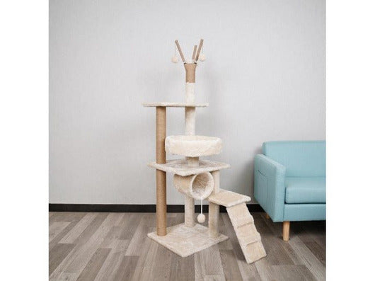 Cat Tree & Scratching Light Grey 41*41*126