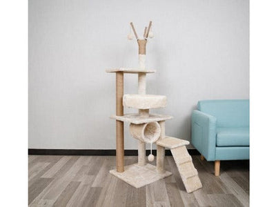 Cat Tree & Scratching Light Grey 41*41*126