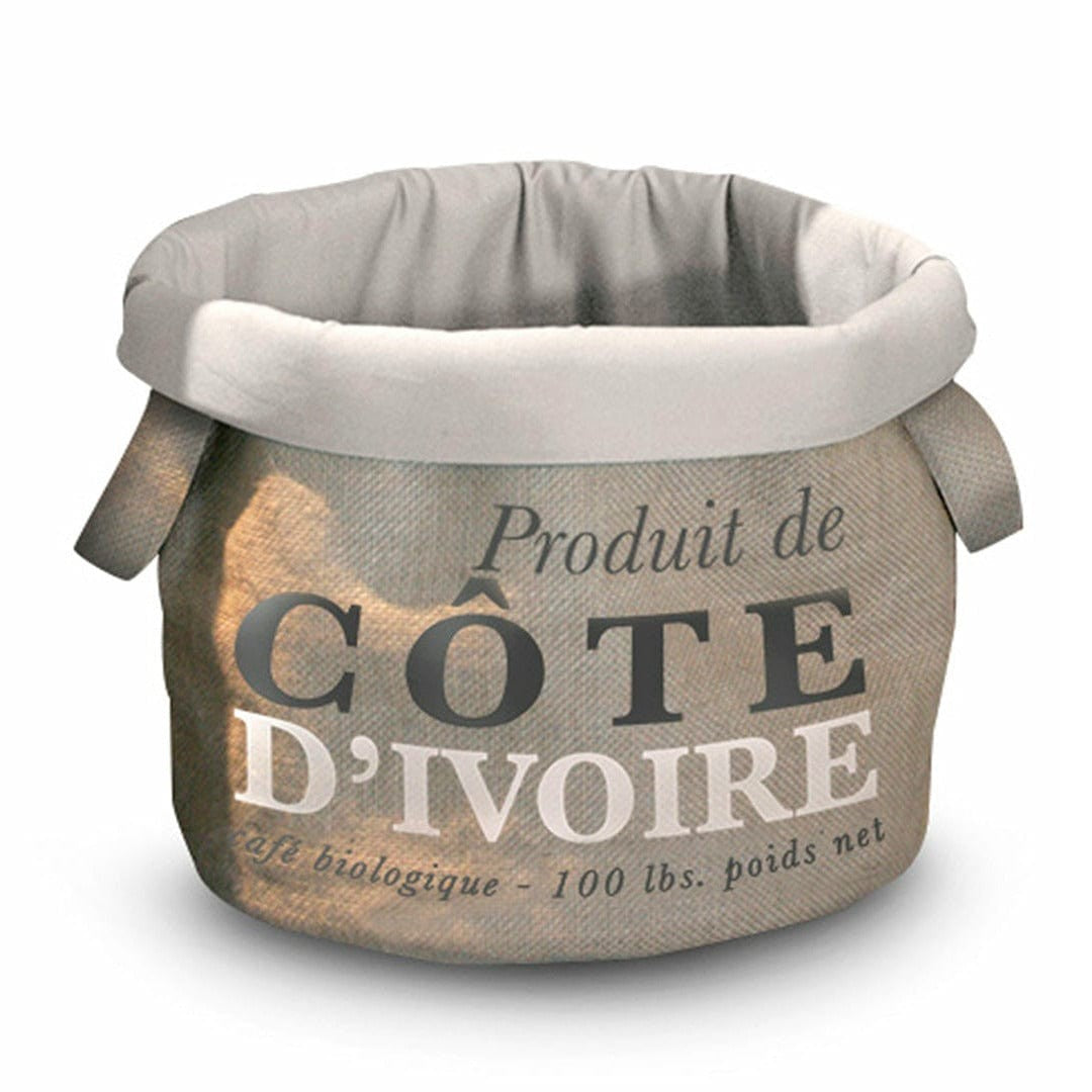 D&amp;D Coffee Côte D’Ivoire Jute Basket - Rustic Cat Bed and Scratching Basket