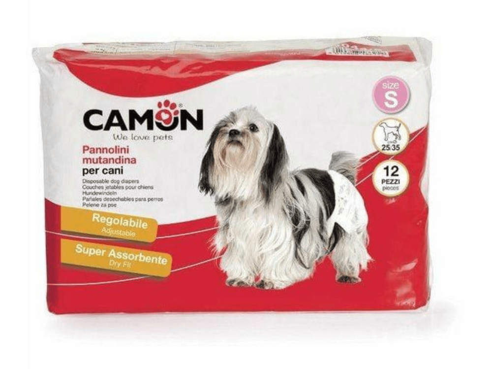 Disposable Dog Diapers - Size 1 (Pack of 12)