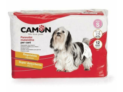 Disposable Dog Diapers - Size 1 (Pack of 12)