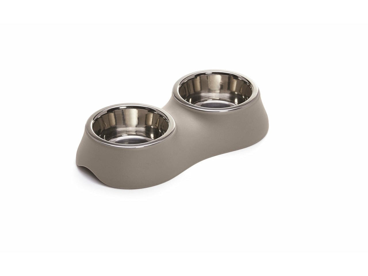 Diva Double Bowl 0.4L + 0.4L (32.5 x 16.5 x 6.3 cm) for Cats and Dogs