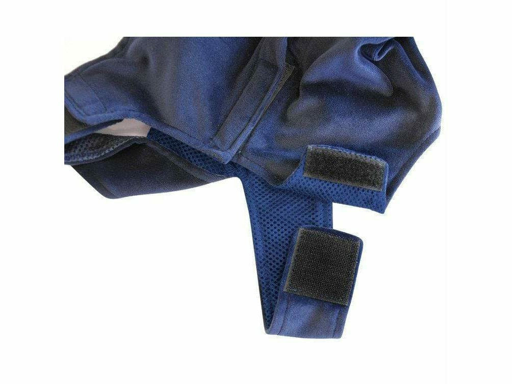 Dog Shirt "Deluxe" for Post-Operative Care - Blue-Size 50 open