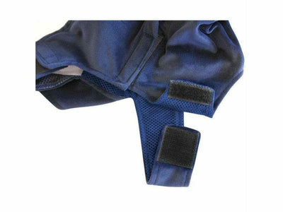 Dog Shirt "Deluxe" for Post-Operative Care - Blue-Size 50 open