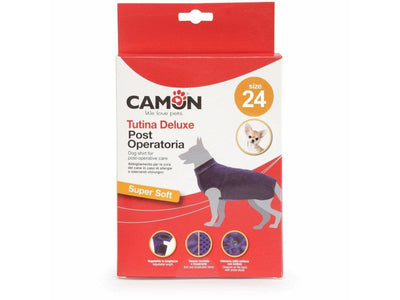 Dog Shirt "Deluxe" for Post-Operative Care - Blue-Size 70