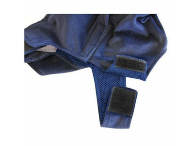 Dog Shirt "Deluxe" for Post-Operative Care - Blue-Size 70 Open Velcro