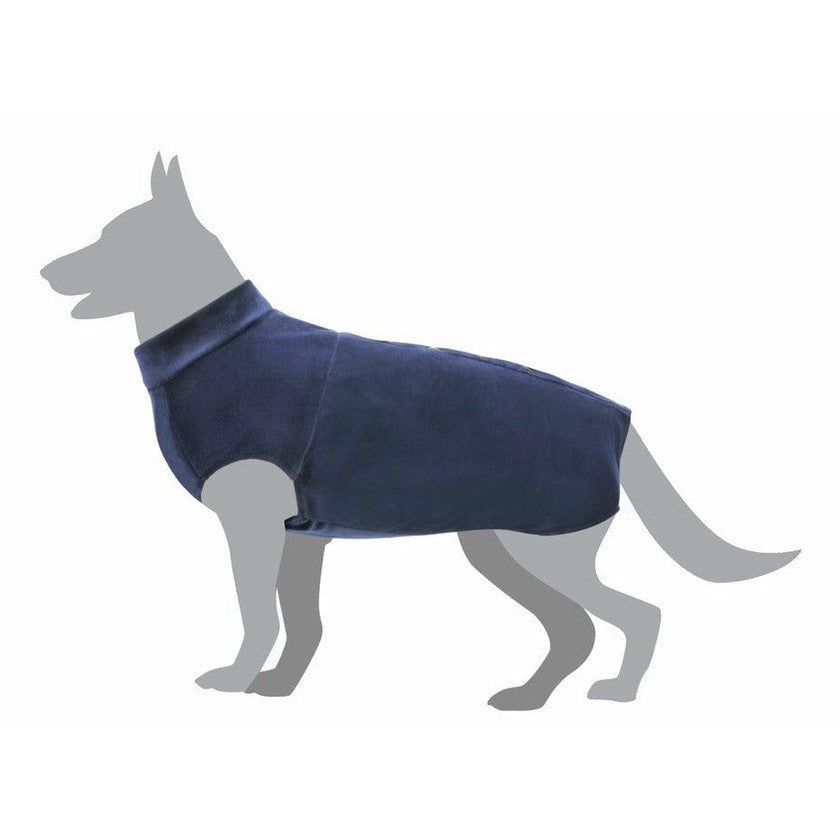 Dog Shirt "Deluxe" for Post-Operative Care - Blue