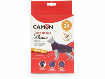 Dog Shirt "Deluxe" for Post-Operative Care - Blue 33