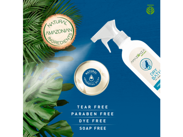 Dry Bath Shampoo - Tear Free, Paraben Free, Dye Free