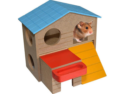 Duvo+ Wooden Luxury Villa for Hamsters and Mice