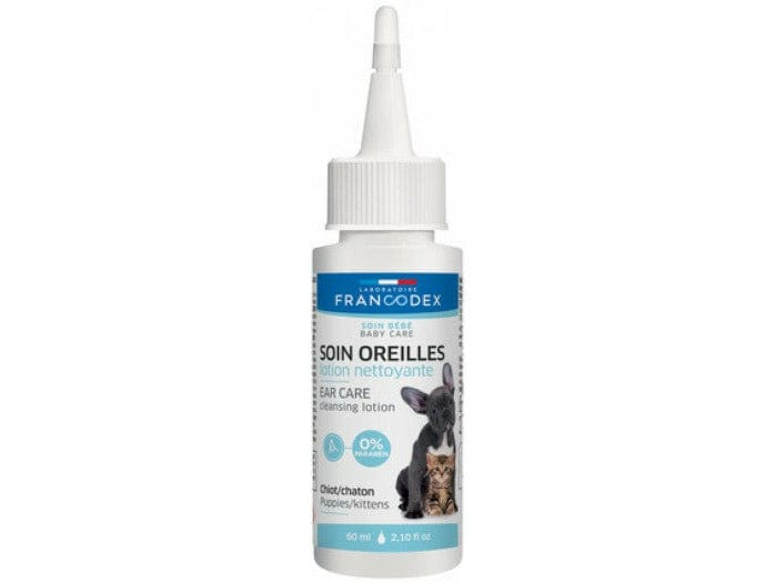 Ear Care Cleansing Lotion for Puppies/Kittens - 60 ml
