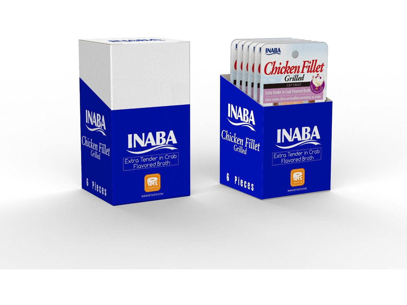 Extra Tender in Crab Flavored Broth (INABA Grilled Chicken Fillet)15gx6 pcs
