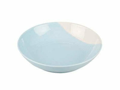 Feeding Plate Stone Grace Blue/White – 350 ml (16x16x3.5 cm)