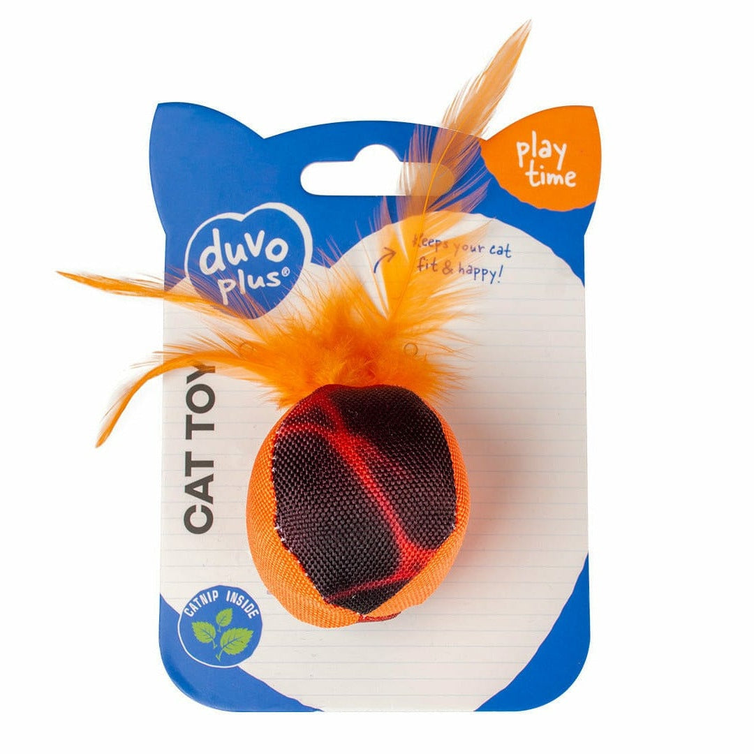 Flash Ball with Feathers Orange 12x4x4,5cm