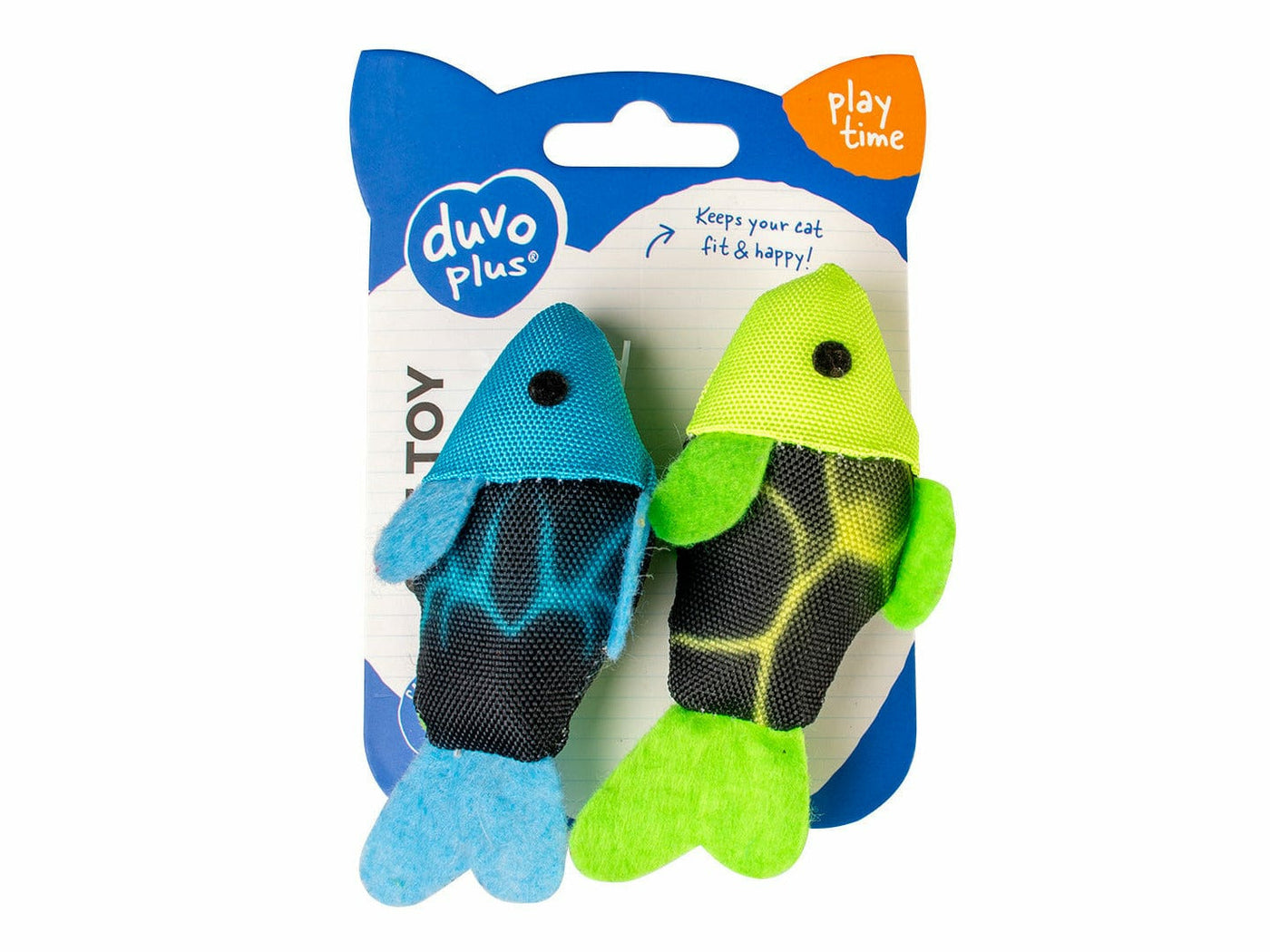 Flash Fishes Blue/Green 2pc - 10x5x3cm