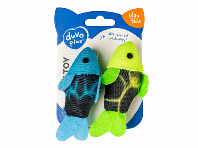 Flash Fishes Blue/Green 2pc - 10x5x3cm