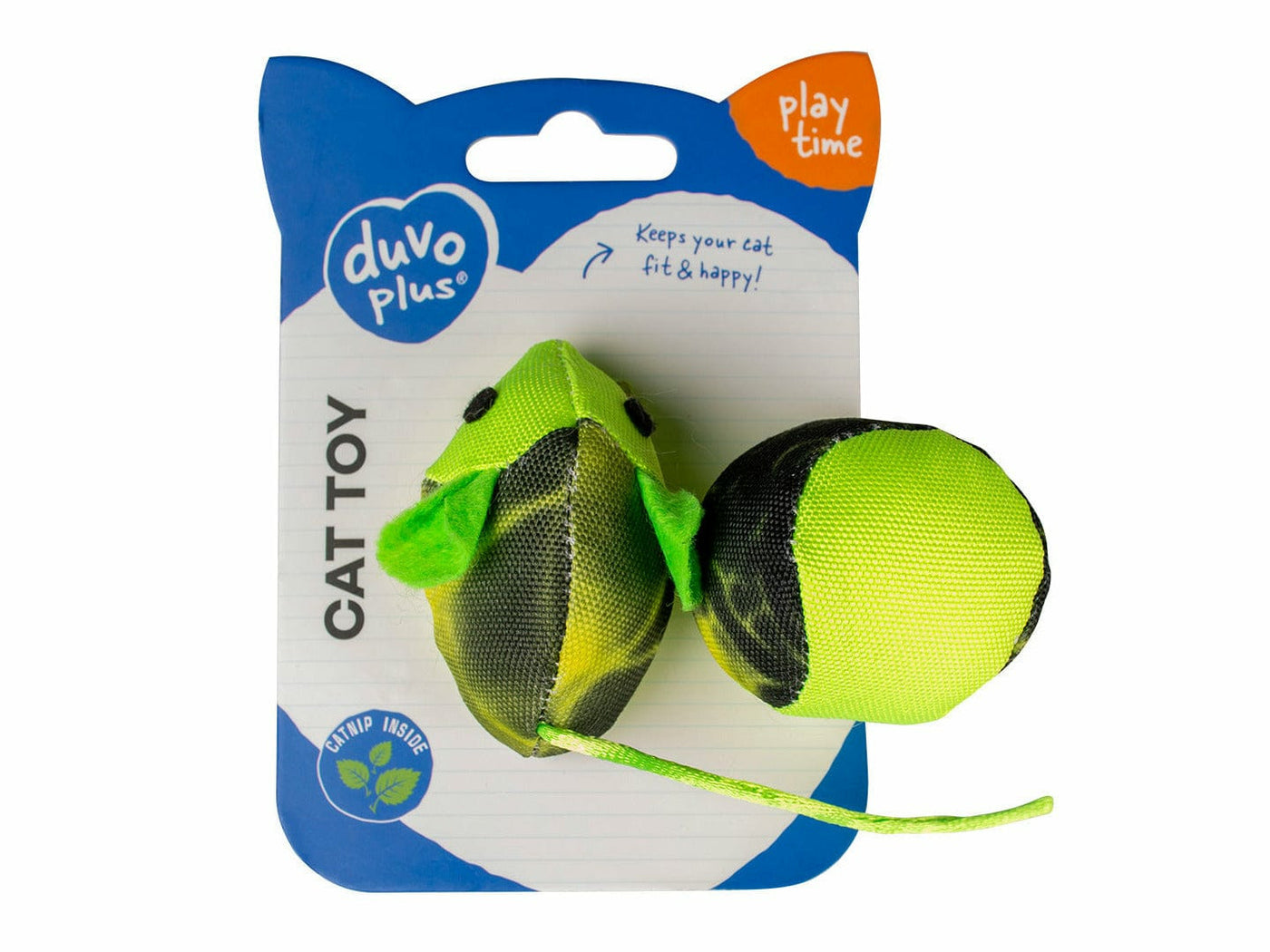 Flash Mouse &amp; Ball Green 2pc - 16x3.8x4cm