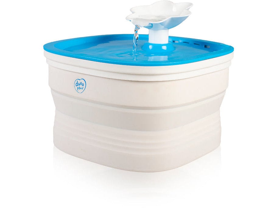 Foldable Drinking Fountain - Blue/White (20x20x13.5cm)