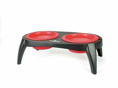 Folding Bowl Stand with Collapsible Silicone Bowls - 1.2 L