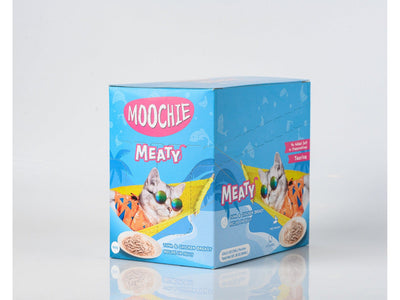 Moochie Meaty Tuna & Chicken Breast Recipe in Jelly 12x70g Pouchs