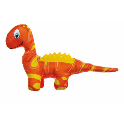 IMAC Plush Dino with Plastic Back Dog Toy - 37 x 23 cm