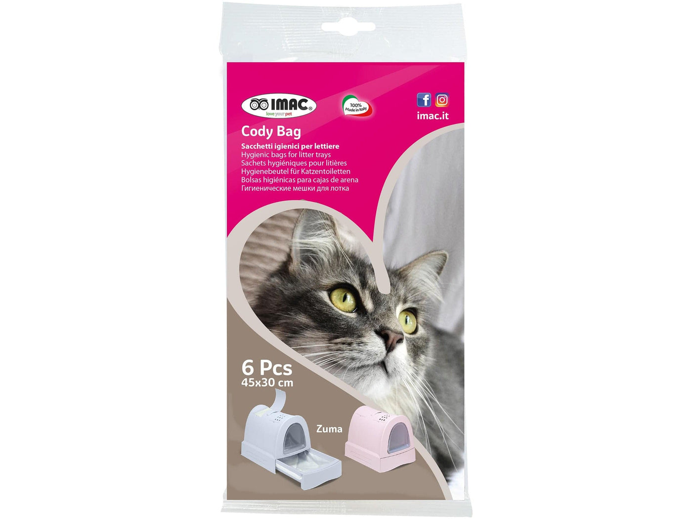 Imac Cody Bag Litter Box Liners
