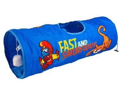 Jetpack Smurf Cat Tunnel 72x25x25cm Blue