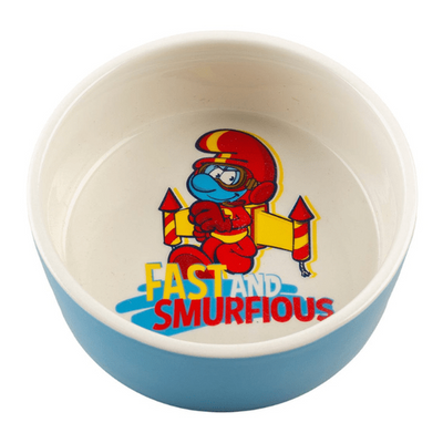 Jetpack Smurf Feeding Bowl 500ml - 15x15x6cm White/Blue