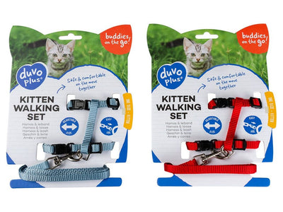 Kitten Walking Set Uni 15-25cm / 8mm-125cm (Mixed Colors)