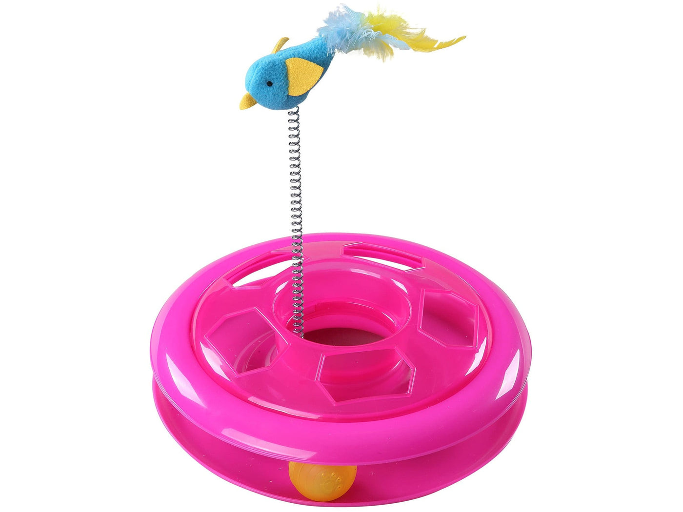 Kitty Roundabout Cat Toy Pink