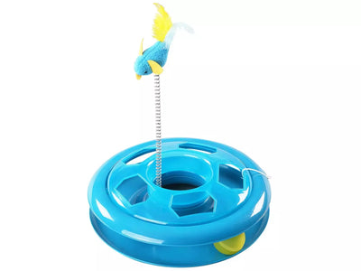 Kitty Roundabout Cat Toy blue