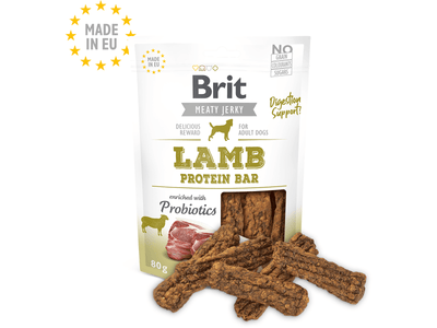 Brit Jerky-Lamb Protein Bar 80g