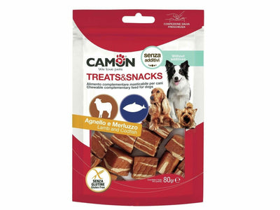 Lamb and Codfish Cubes - 80g (Complementary Pet Food for Adult Dogs)