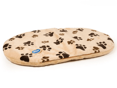 Lightly Padded Cushion with Printed Paws