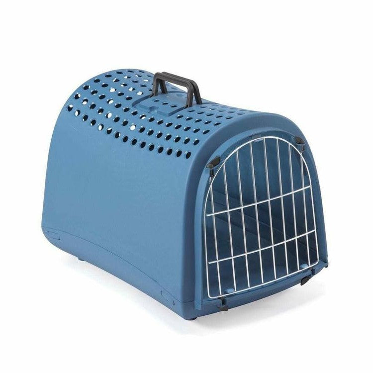 Linus "2nd Life Plastic" Pet Carrier - Blue